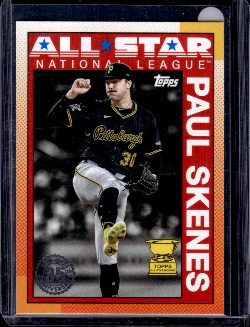 Paul Skenes 35th Anniversary 2025 Topps #90AS-17 Pittsburgh Pirates: Topps Baseball MLB Trading & Sports Cards, Sports Cards for Sale Near Me, World Series & Hall of Fame Players Memorabilia, Refractors, X-Fractors, Numbered, SP, SSP, Valuable Auction Memorabilia Lots 