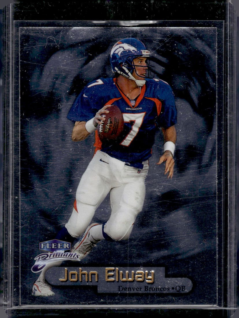 John Elway Brilliants 1998 Fleer #1 Denver Broncos (1 of 2)