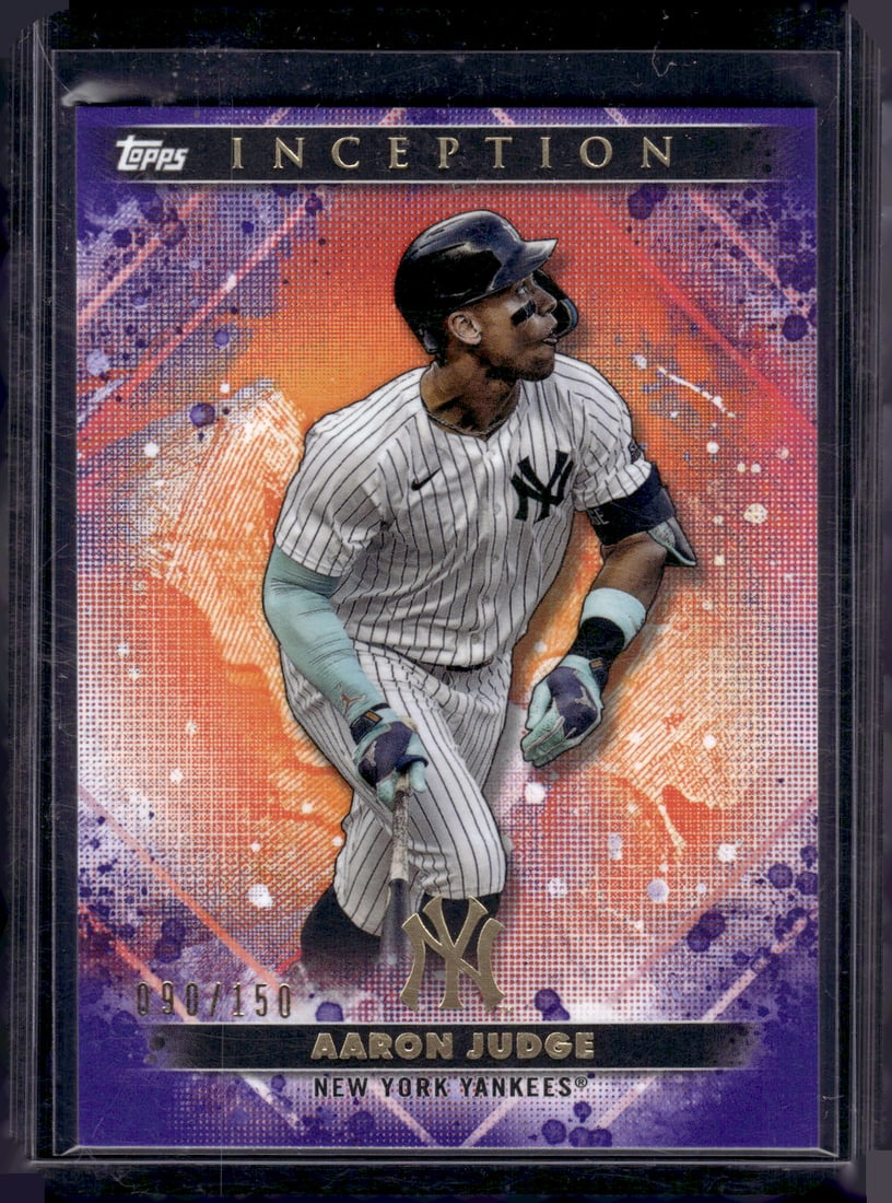 Aaron Judge Purple /150 2024 Topps Inception #6 New York Yankees (1 of 2)