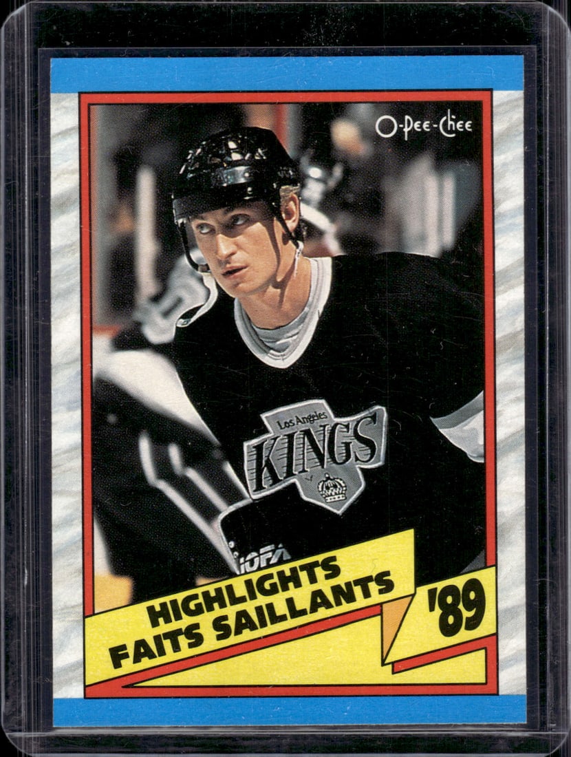 Wayne Gretzky 1989-90 O-Pee-Chee #325 Kings, Oilers: Sports Cards, NHL Trading Cards, Rookie Hockey Cards, Stanley Cup, Hokcey Memorabilia Cards, O Pee Chee Hockey Hards, Sports Cards for Sale Near Me, Hockey Cards for Sale Near Me, Vintage Hockey Cards