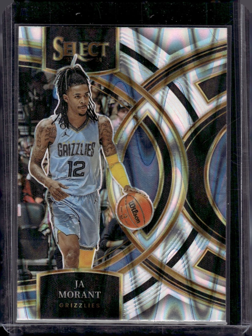 Ja Morant Tectonic Prizm 2023-24 Panini Select #136 Memphis Grizzlies (1 of 2)