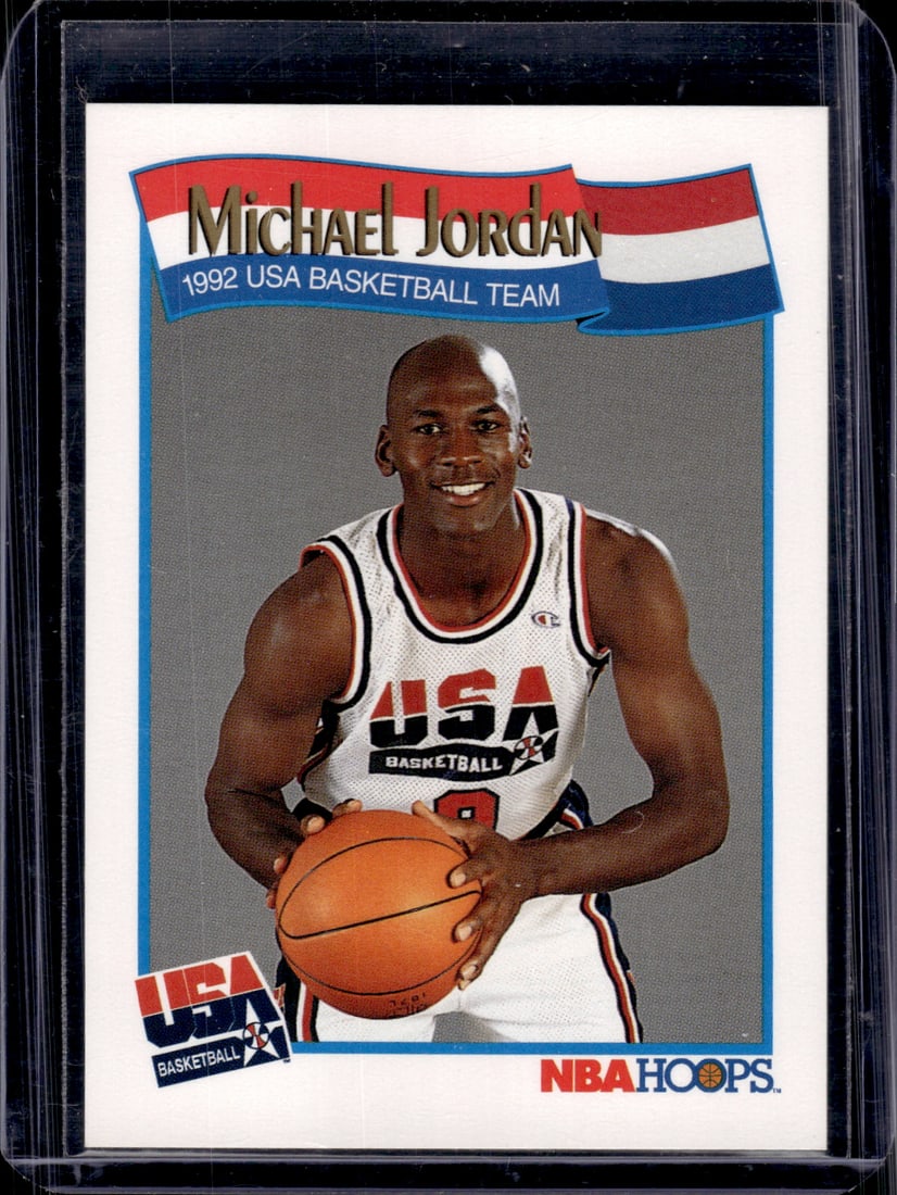Michael Jordan 1991-92 NBA Hoops #579 Chicago Bulls: Panini Select, Prizm, Mosaic, Contenders, Revolution, Phoenix, NBA Hoops, Rookie NFL Sports Trading Cards, Silver, SP, SSP, Wave Prizms, Numbered Cards, Basketball sports Cards for Sale Near Me, NBA C