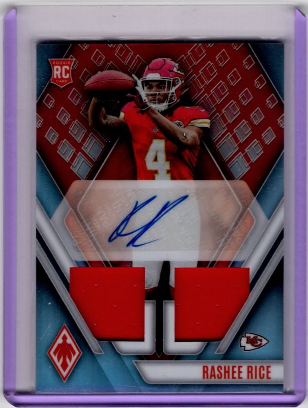 Rashee Rice Rookie Patch Auto /199 2023 Panini Phoenix #RAD-RR Kansas City Chiefs (1 of 2)