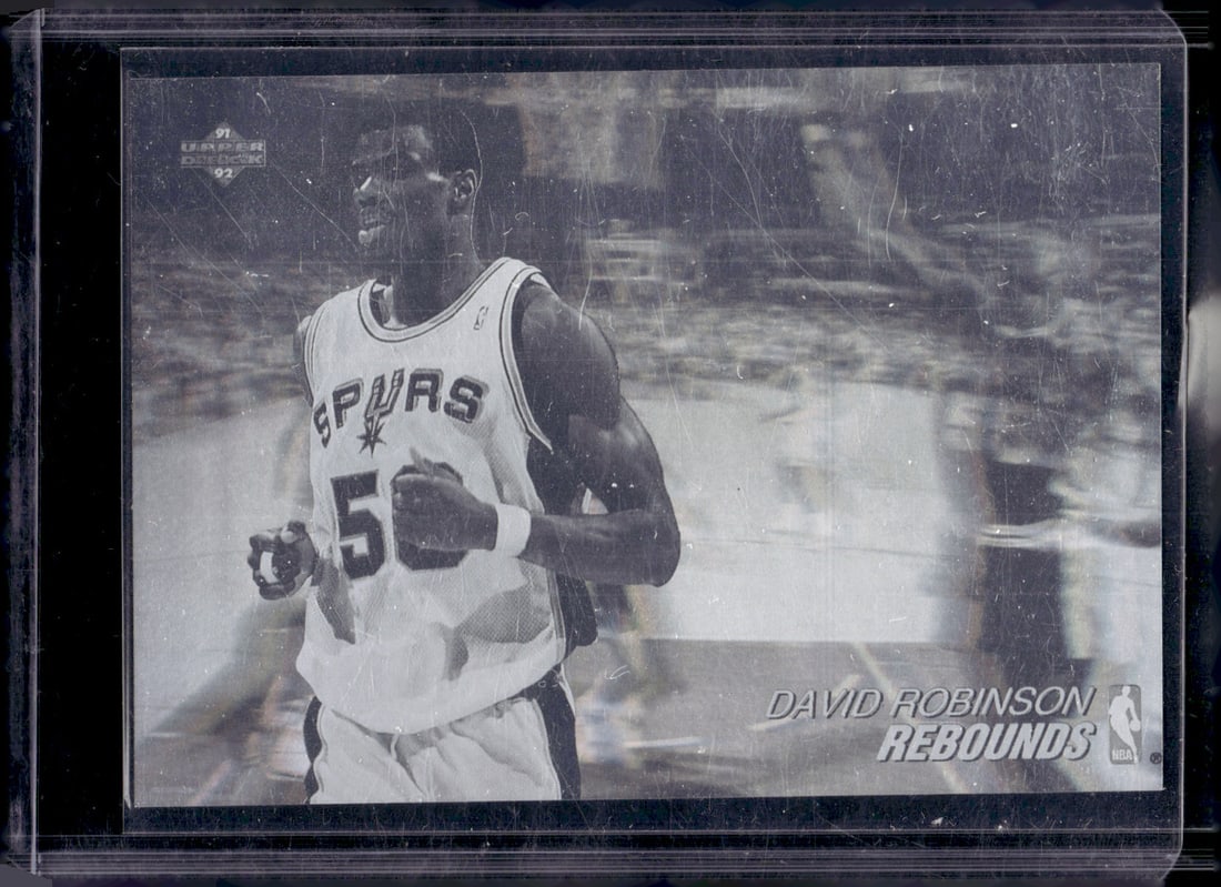 David Robinson Hologram 1991-92 Upper Deck #AW6 San Antonio Spurs (1 of 2)