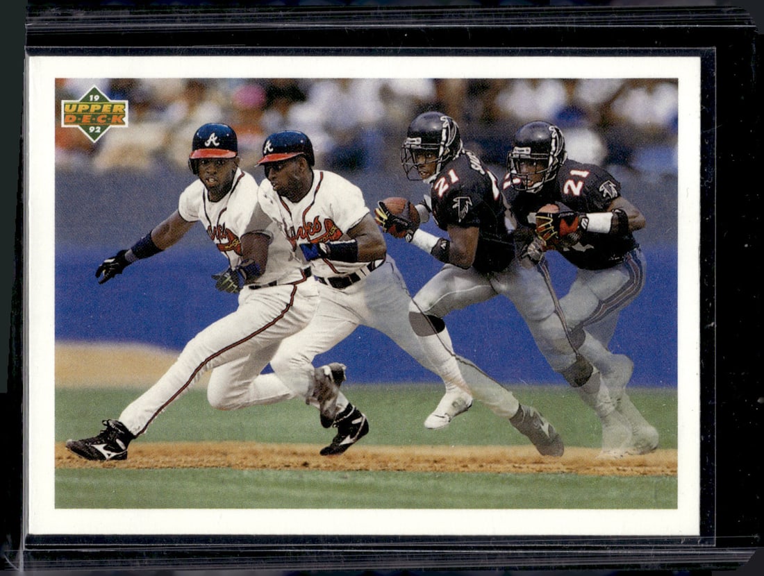 Deion Sanders Prime Time's Two 1991 Upper Deck #SP3 Braves, Falcons (1 of 2)