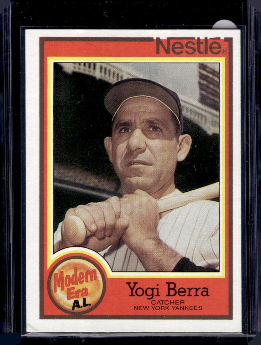 Yogi Berra 1987 Topps Nestle #19 New York Yankees (1 of 2)