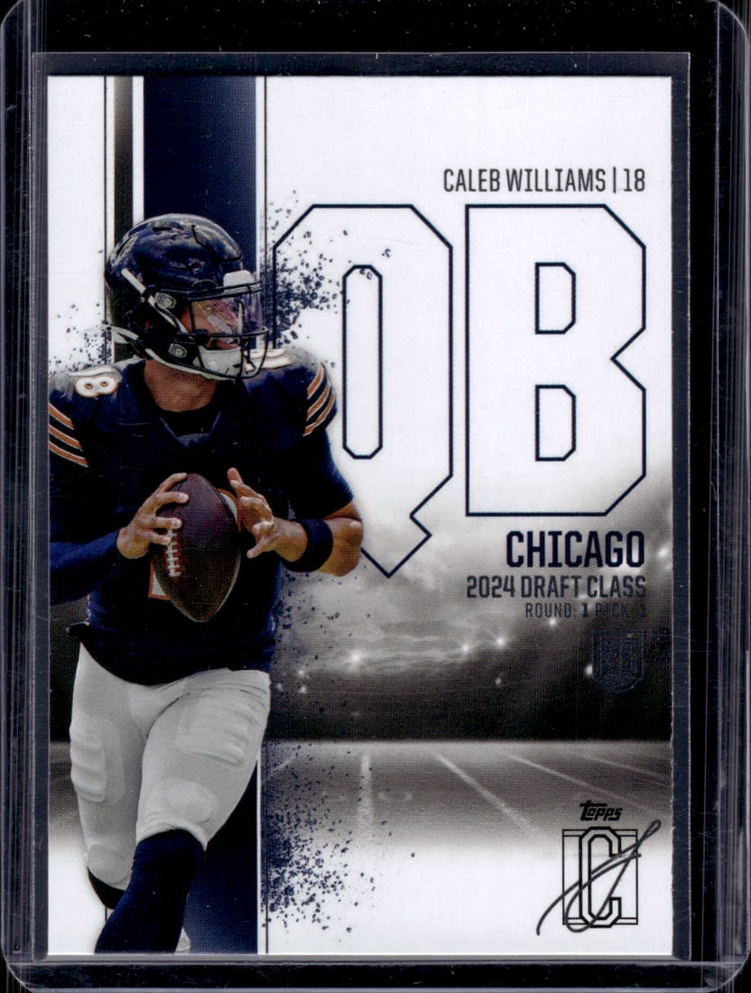 Caleb Williams Rookie Card 2024 Topps Signature Class #84 Chicago Bears (1 of 2)