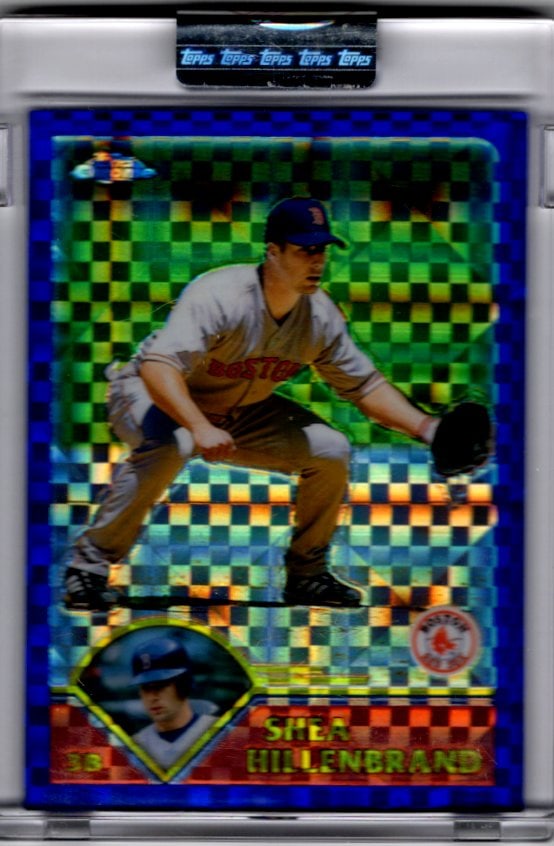 Shea Hillenbrand Blue Xfractor /57 2003 Topps Chrome Uncirculated #255: Topps Baseball MLB Trading & Sports Cards, Sports Cards for Sale Near Me, World Series & Hall of Fame Players Memorabilia, Refractors, X-Fractors, Numbered, SP, SSP, Valuable Auction Memorabilia Lots