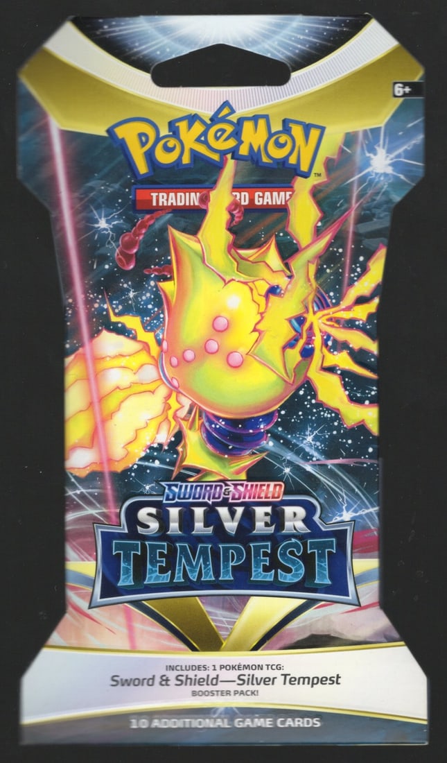 2022 Pokemon Sword & Shield Silver Tempest Sleeved 10 Card Booster Pack TCG Charizard Pikachu Holo (1 of 1)