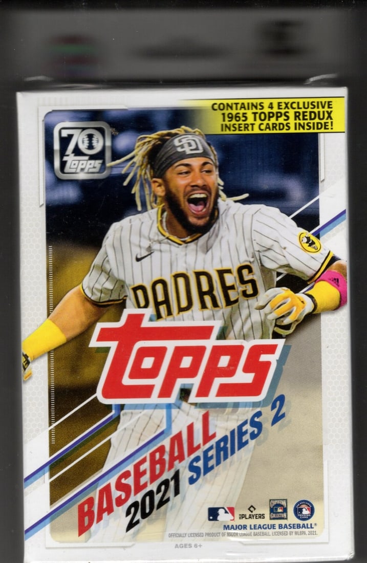2021 Topps Baseball Series 2 Baseball Card HANGER BOX Sports Cards MLB Trading Cards (1 of 1)