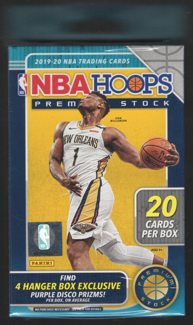 2019-20 Panini NBA Hoops Premium Stock Basketball Hanger Box (1 of 1)