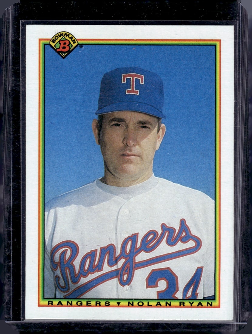 Nolan Ryan 1990 Bowman #486 Texas Rangers (1 of 2)