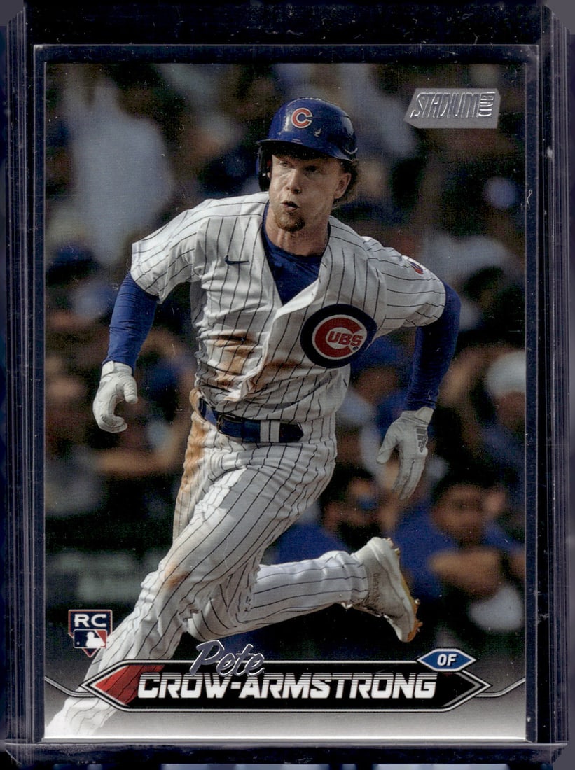 Pete Crow-Armstrong Rookie Card 2024 Topps Stadium Club #29 Chicago Cubs (1 of 2)