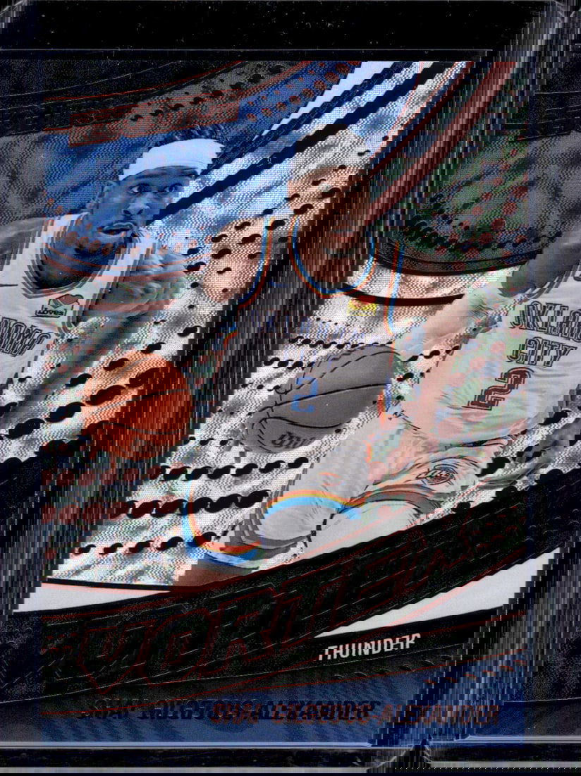 Shai Gilgeous-Alexander Vortex Red Scope 135/135 Bookend 2024-25 Revolution #20 (1 of 2)