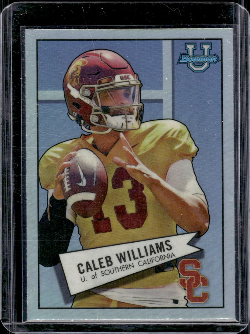 Caleb Williams 2022 Bowman U Chrome #52BF-4 USC, Bears (1 of 2)