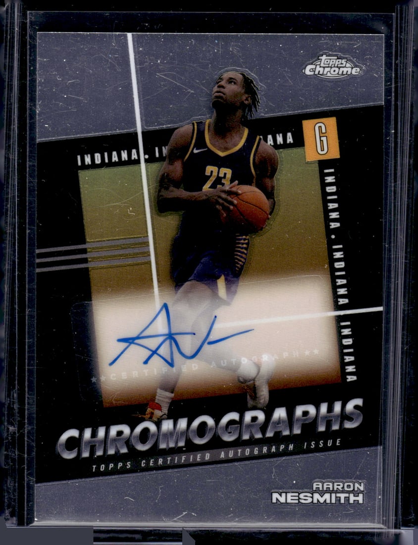 Aaron Nesmith Chromographs Auto 2024-25 Topps Chrome #C-AN Indiana Pacers (1 of 2)