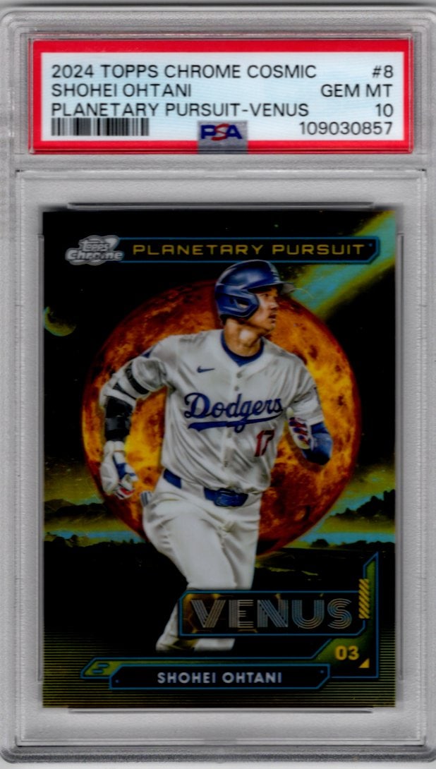 Shohei Ohtani Planetary Pursuit Venus 2024 Topps Chrome Cosmic #PPV-8 PSA 10 Dodgers (1 of 2)