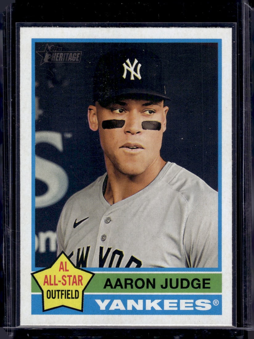 Aaron Judge AL All-Star 2025 Topps Heritage #380 New York Yankees: Topps Baseball MLB Trading & Sports Cards, Sports Cards for Sale Near Me, World Series & Hall of Fame Players Memorabilia, Refractors, X-Fractors, Numbered, SP, SSP, Valuable Auction Memorabilia Lots 