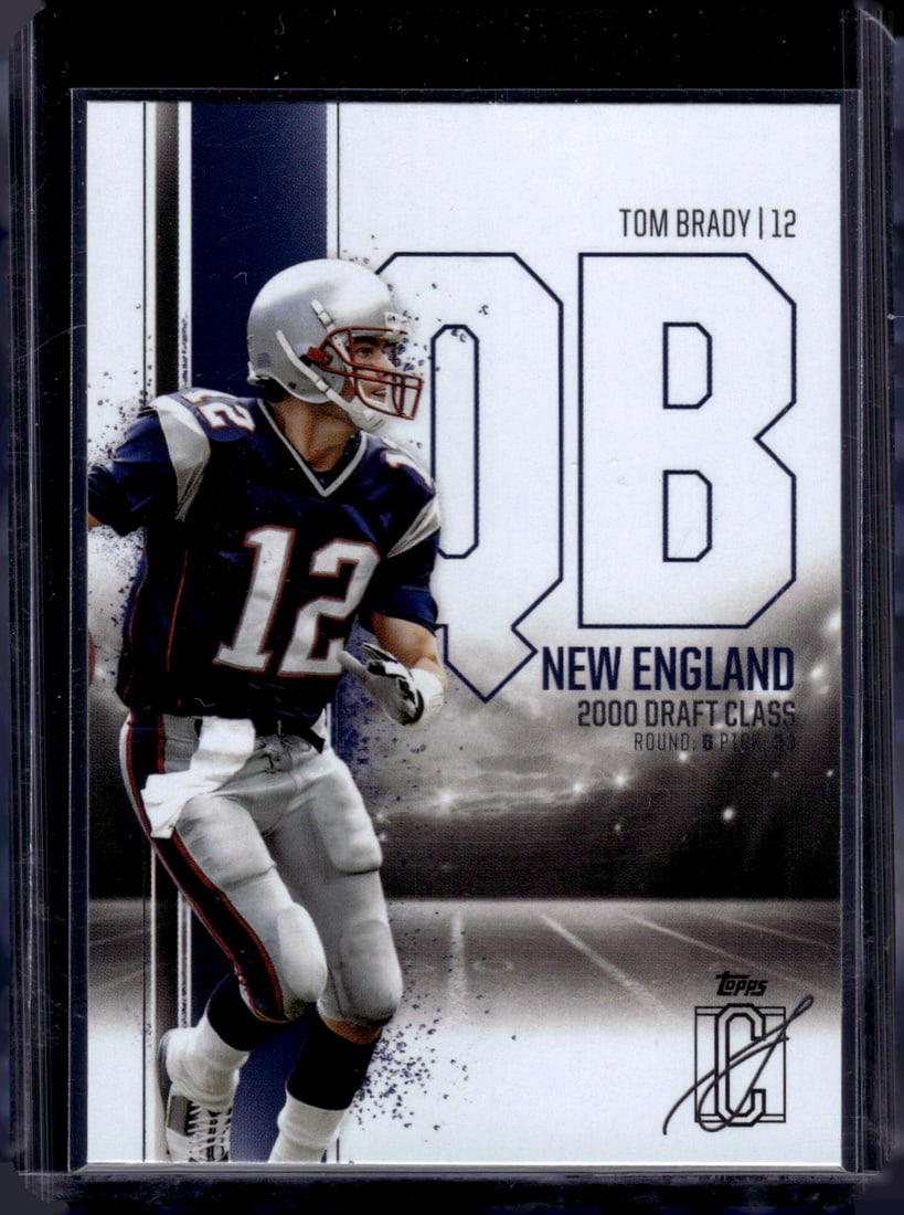 Tom Brady 2024 Topps Signature Class #33 New England Patriots: Topps Football NFL Trading Sports Cards, Sports Cards for Sale Near Me, Super Bowl & Hall of Fame Player Cards, Resurgence, Composite, SP, SSP, Valuable Auction Memorabilia Lots For Sale On Line
