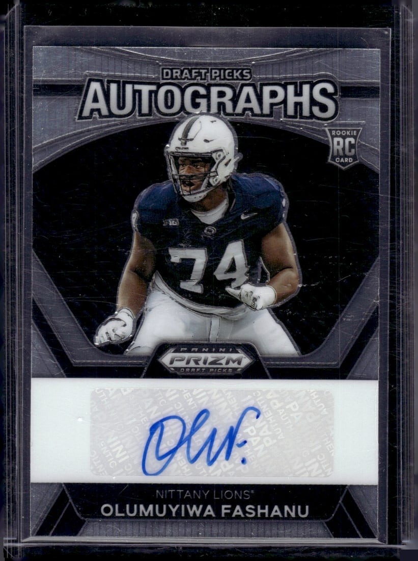 Olumuyiwa Fashanu Rookie Auto 2024 Prizm Draft Picks #DPA-OFU Penn State Nittany Lions (1 of 2)