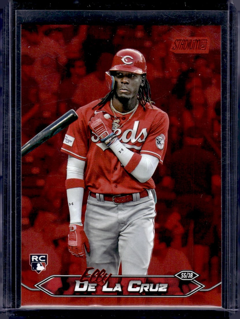 Elly De La Cruz Rookie Card Red Foil 2024 Topps Stadium Club #48 Cincinnati Reds (1 of 2)