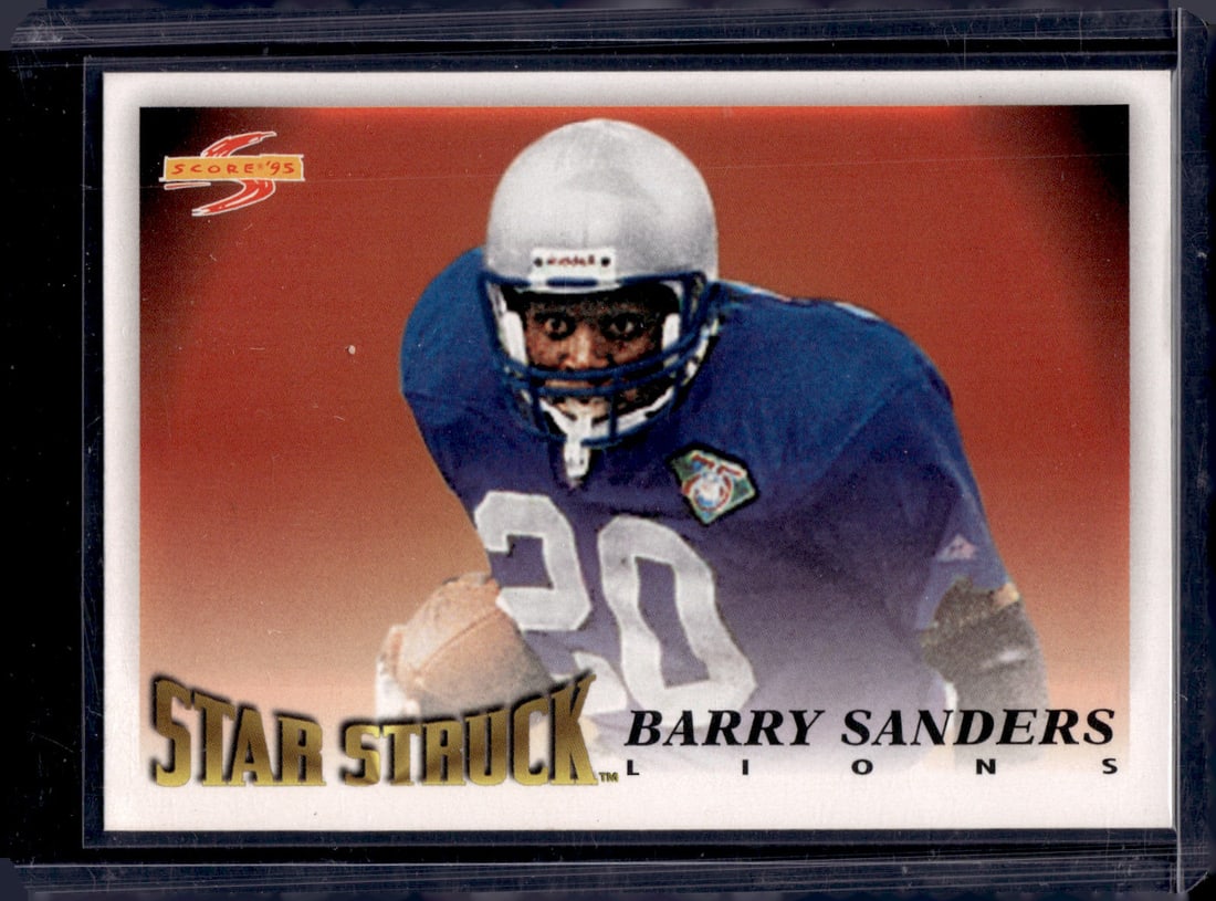 Barry Sanders Star Struck 1995 Score #208 Detroit Lions (1 of 2)