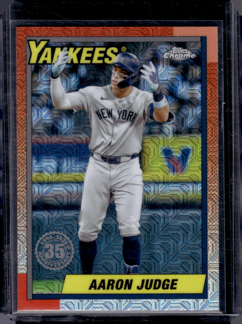 Aaron Judge Silver Pack Mojo 2025 Topps Chrome #T90C-82 New York Yankees (1 of 2)