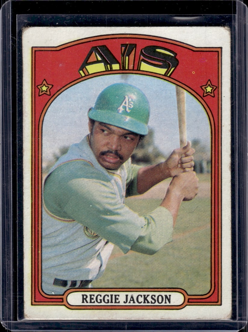 Reggie Jackson 1972 Topps #435 Well Centered, Corners/Edges Have Wear See Pics (1 of 2)