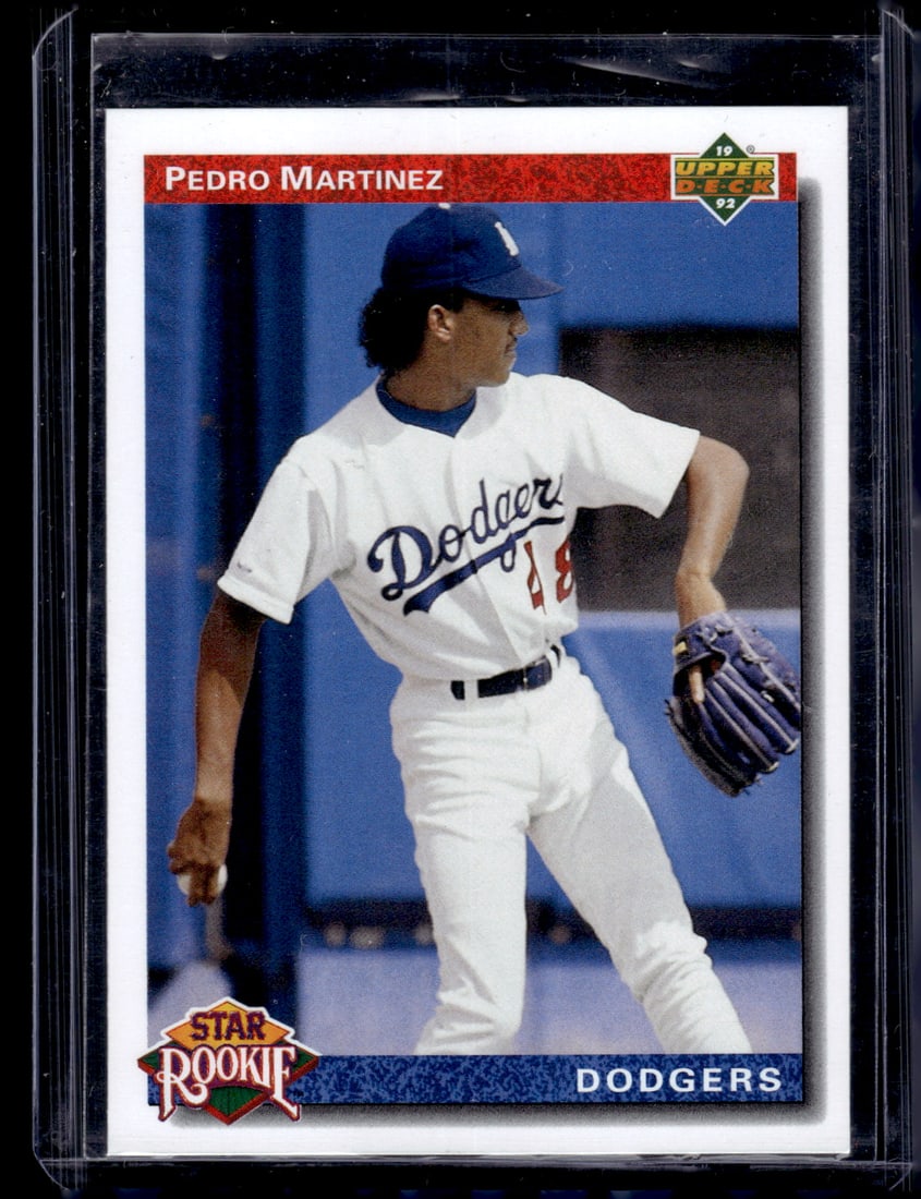 Pedro Martinez Rookie Card 1992 Upper Deck #18 Dodgers (1 of 2)