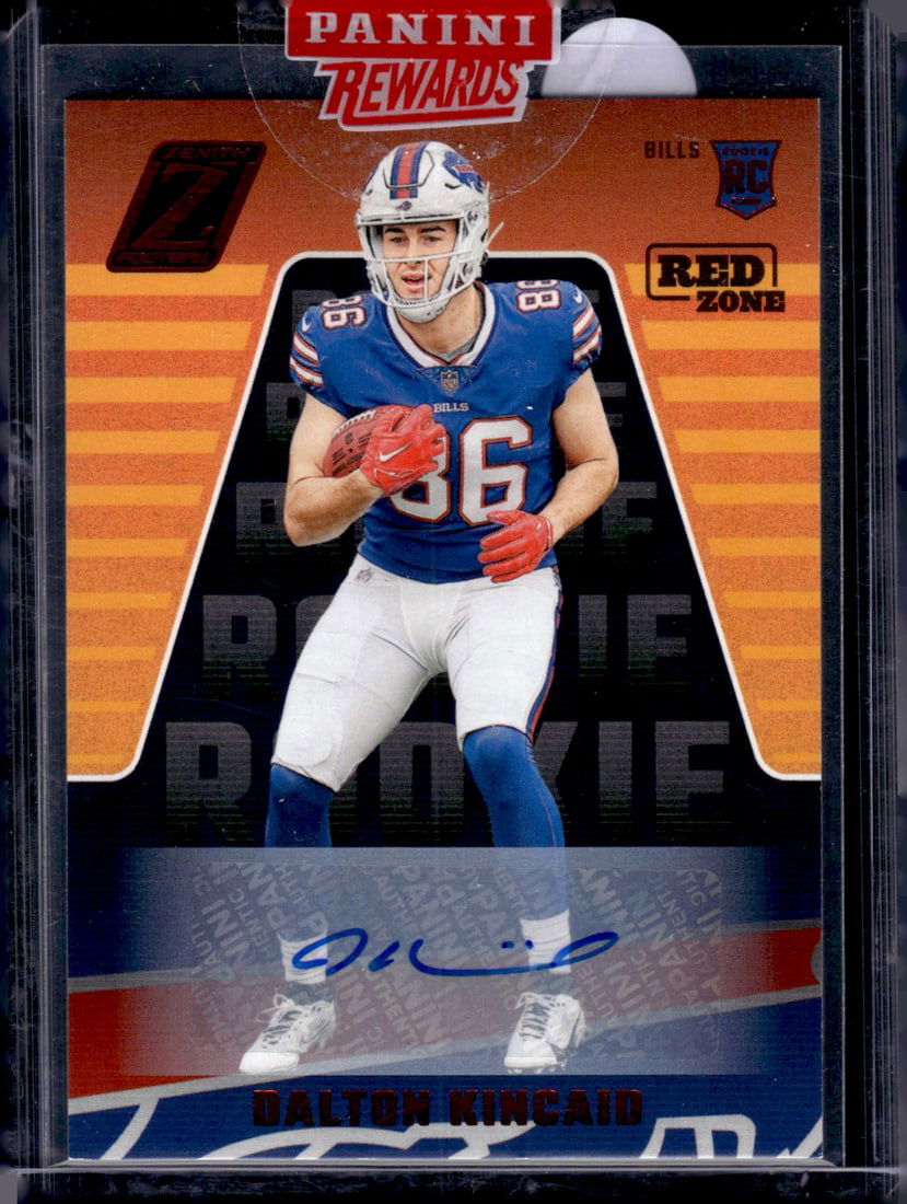 Dalton Kincaid Red Zone Rookie Auto 2023 Panini Zenith #125 Buffalo Bills (1 of 2)