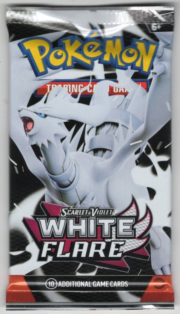 2025 Pokemon Scarlet & Violet White Flare 10 Card Booster Pack Charizard (1 of 1)