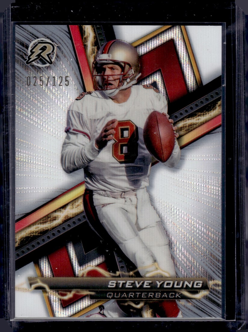 Steve Young White Surge /125 2023 Topps Composite #95 San Francisco 49ers: Topps Football NFL Trading Sports Cards, Sports Cards for Sale Near Me, Super Bowl & Hall of Fame Player Cards, Resurgence, Composite, SP, SSP, Valuable Auction Memorabilia Lots For Sale On Line