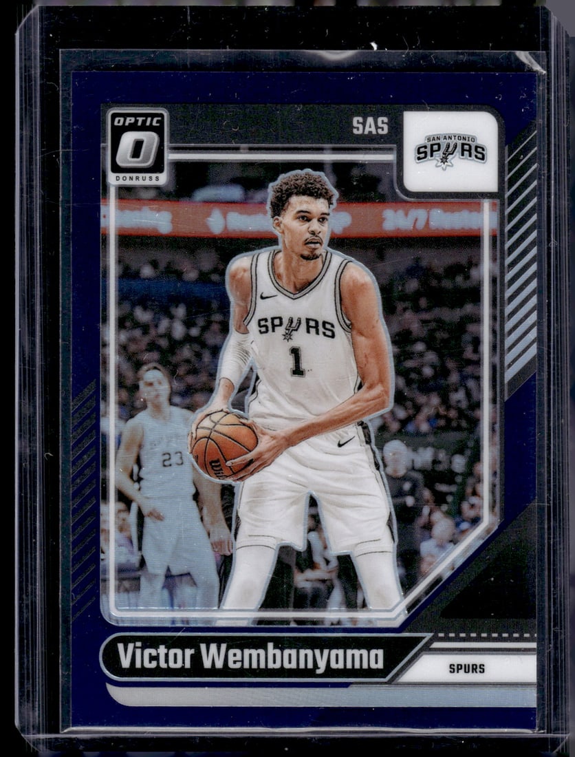 Victor Wembanayam Purple Prizm 2024-25 Donruss Optic #45 San Antonio Spurs: Donruss Optic Basketeball NBA Sports & Trading Cards, SP, SSP, NBA Championship & Hall of Fame Player Cards, Valuable Auction Memorabilia Lots Sold On Line, Sports Cards for Sale Near Me