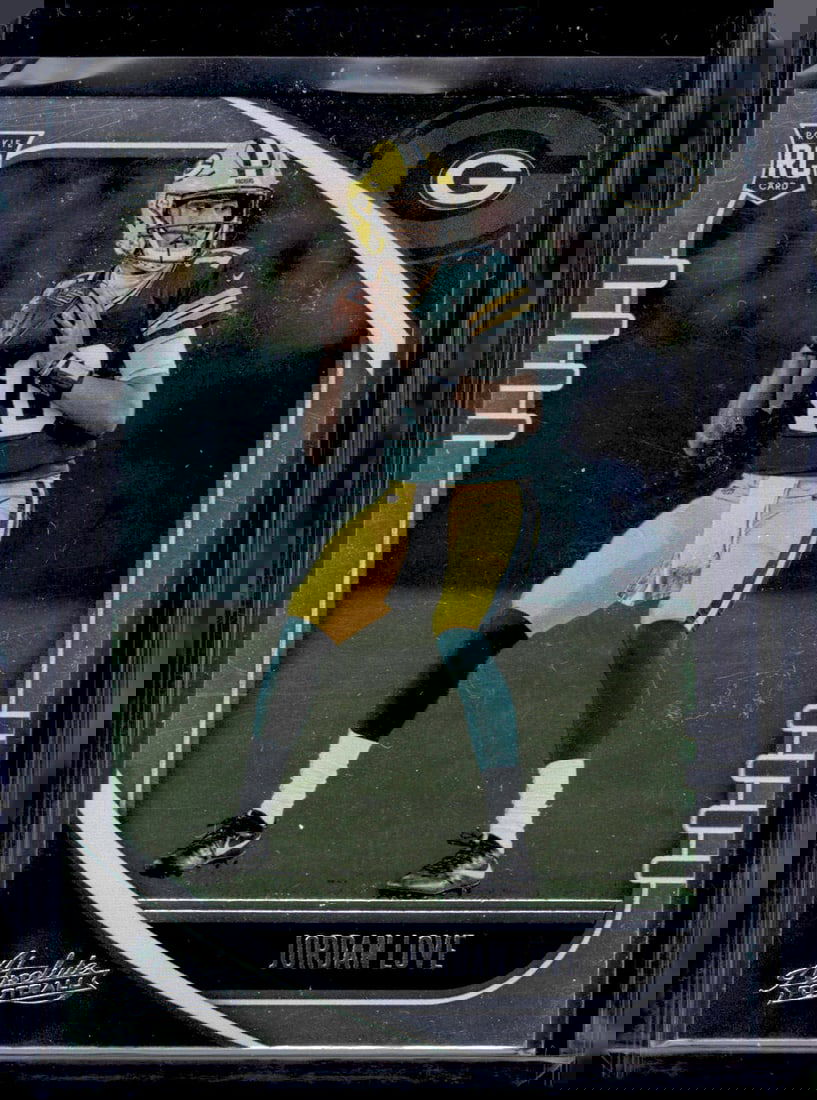 Jordan Love Rookie Card 2020 Panini Absolute #162 Green Bay Packers (1 of 2)