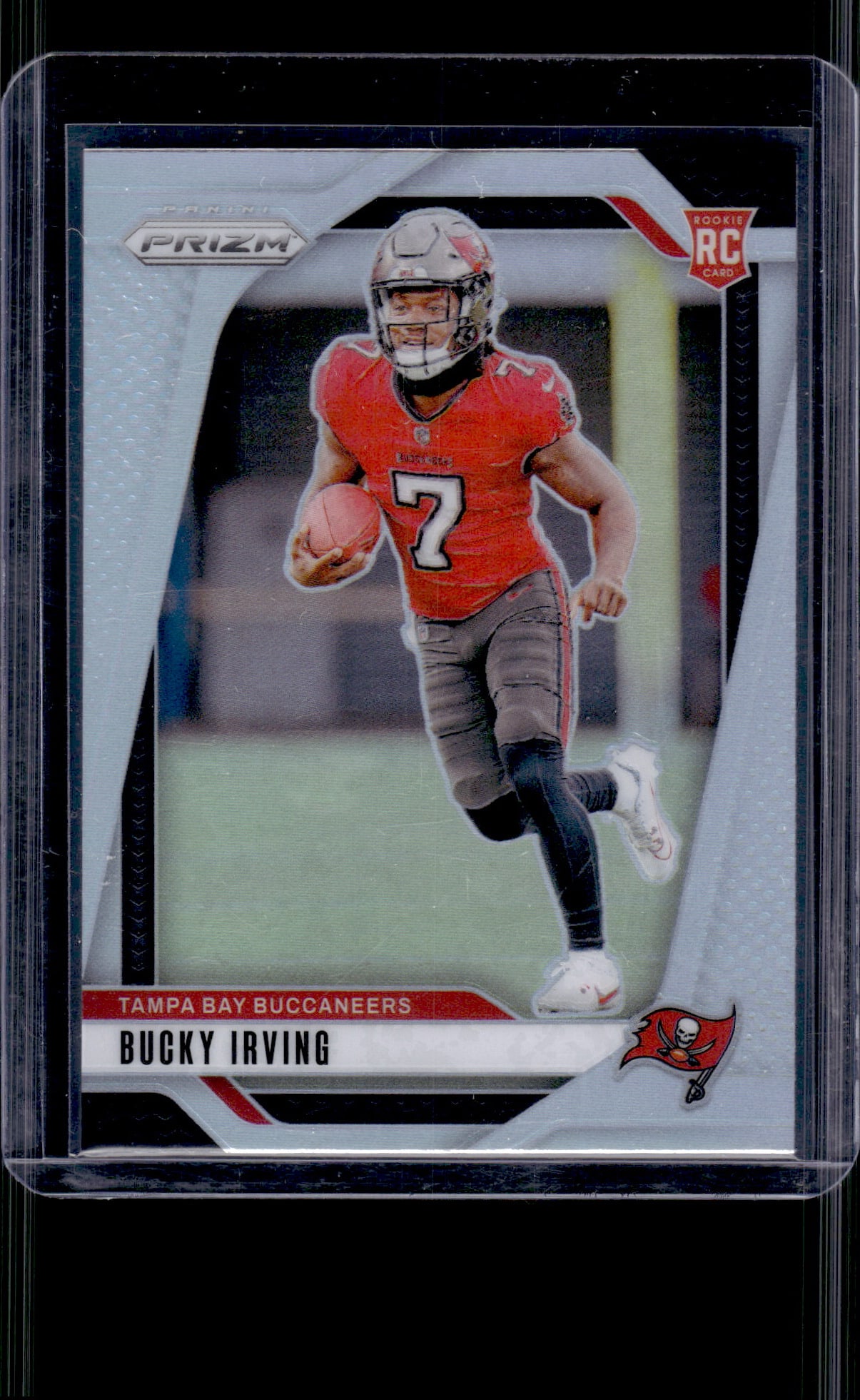 Bucky Irving Rookie Card Silver Prizm 2024 Panini Prizm #316 Tampa Bay Buccaneers (1 of 2)