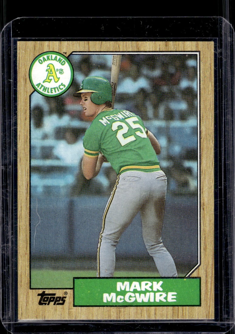 Mark McGwire Rookie Card 1987 Topps #366 Oakland Athletics (1 of 2)