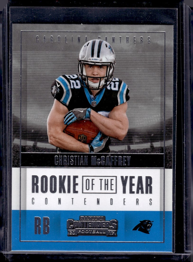 Christian McCaffrey Rookie Card 2017 Panini Contenders #RY-8 Panthers, 49ers (1 of 2)