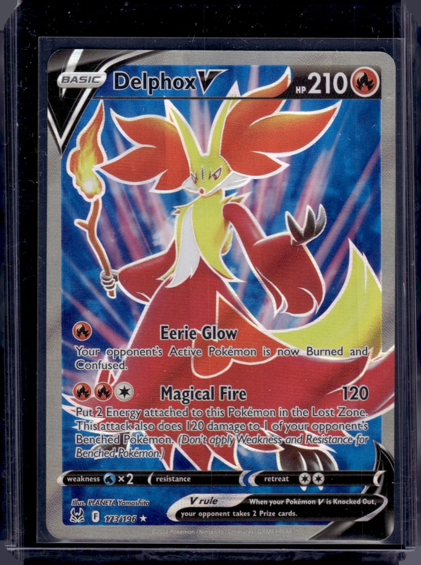 2022 Pokemon Lost Origin Delphox V Full Art #173 (1 of 2)