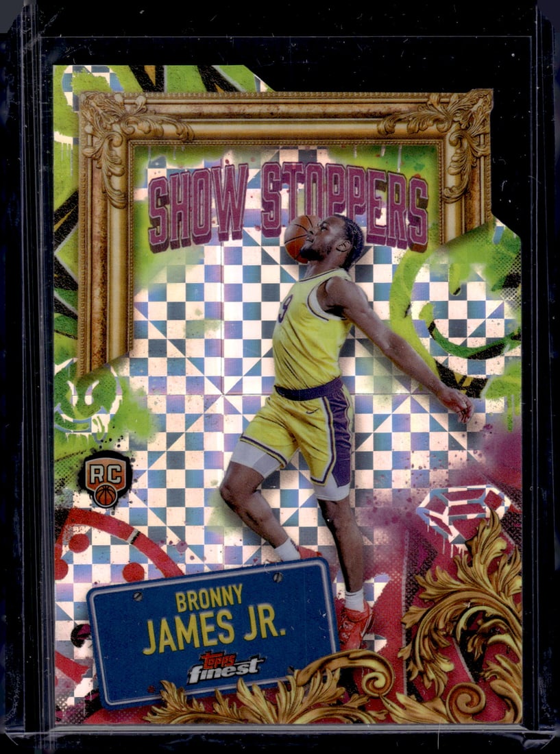Bronny James Jr. Rookie Card Xfractor Die Cut 2024-25 Topps Finest #S-29 Lakers (1 of 2)
