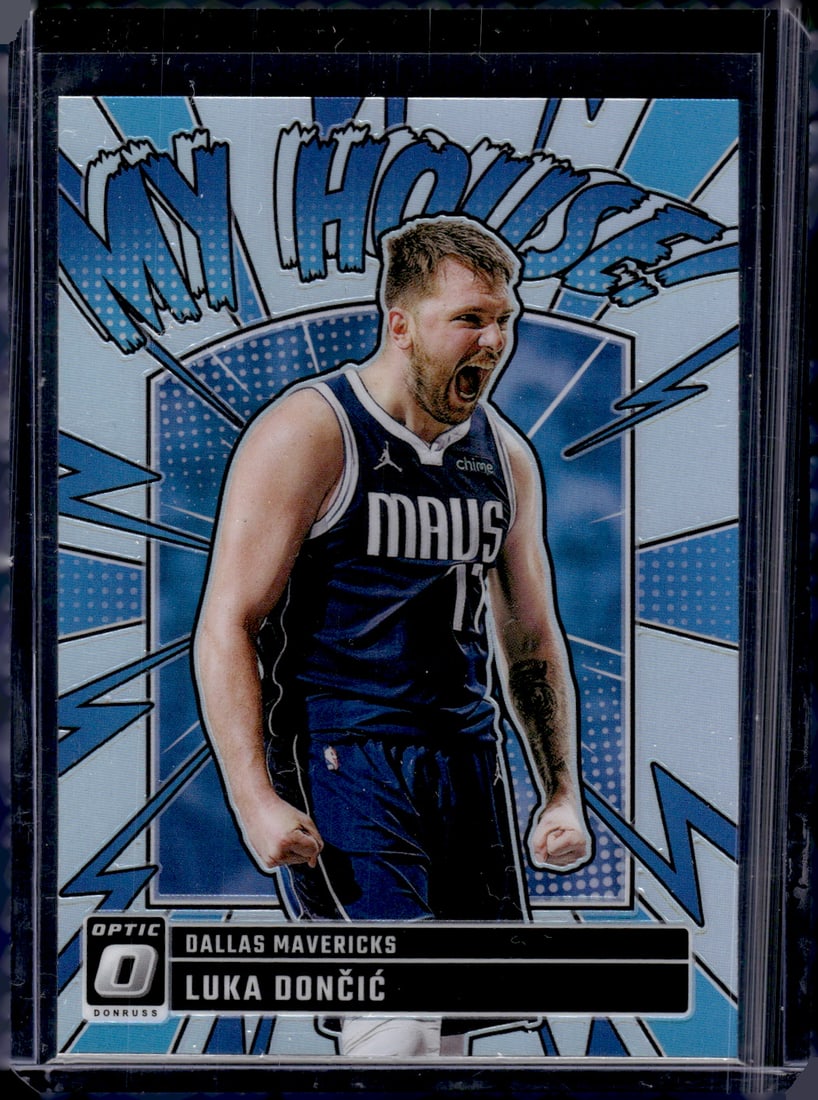 Luka Doncic My House Holo Prizm 2024-25 Donruss Optic #14 (1 of 2)