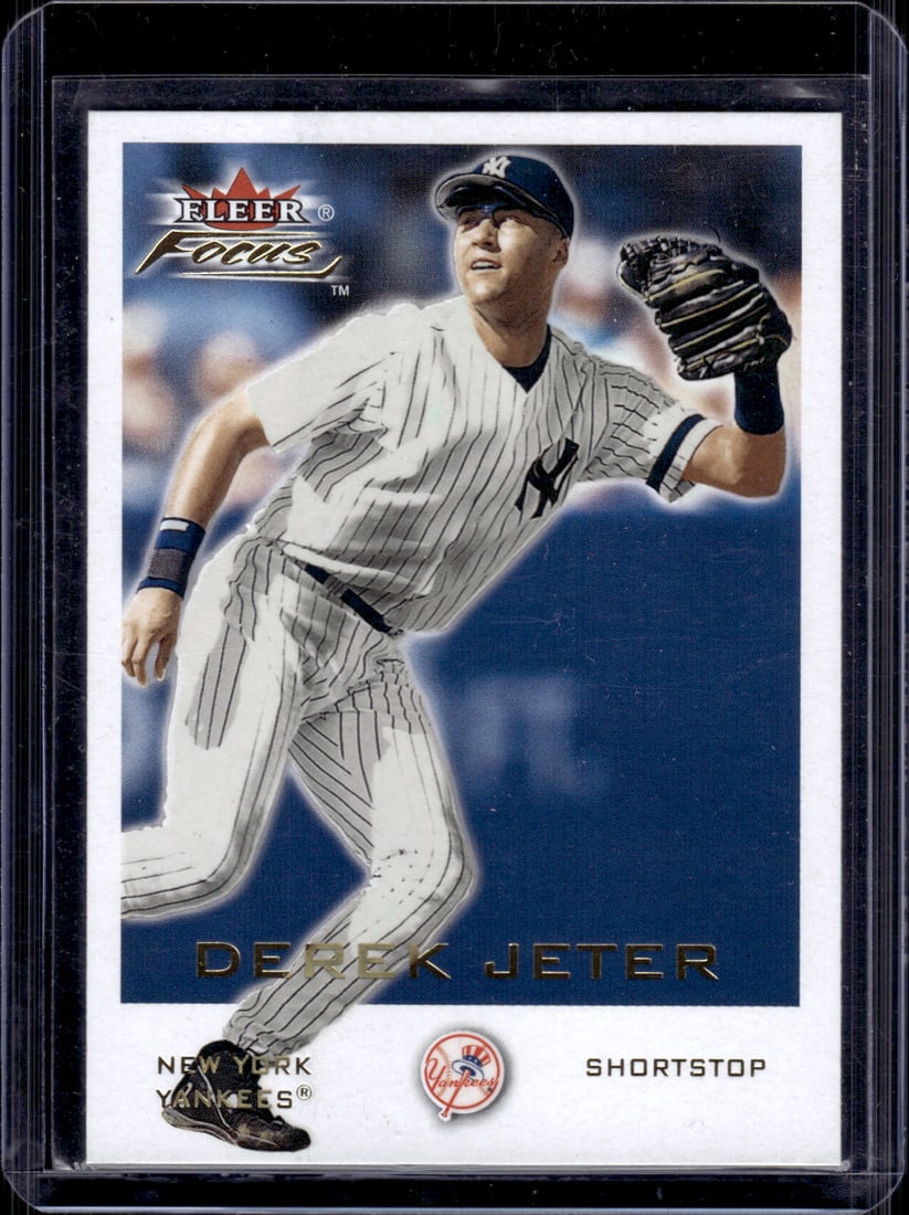 Derek Jeter 2001 Fleer Focus #1 New York Yankees (1 of 2)