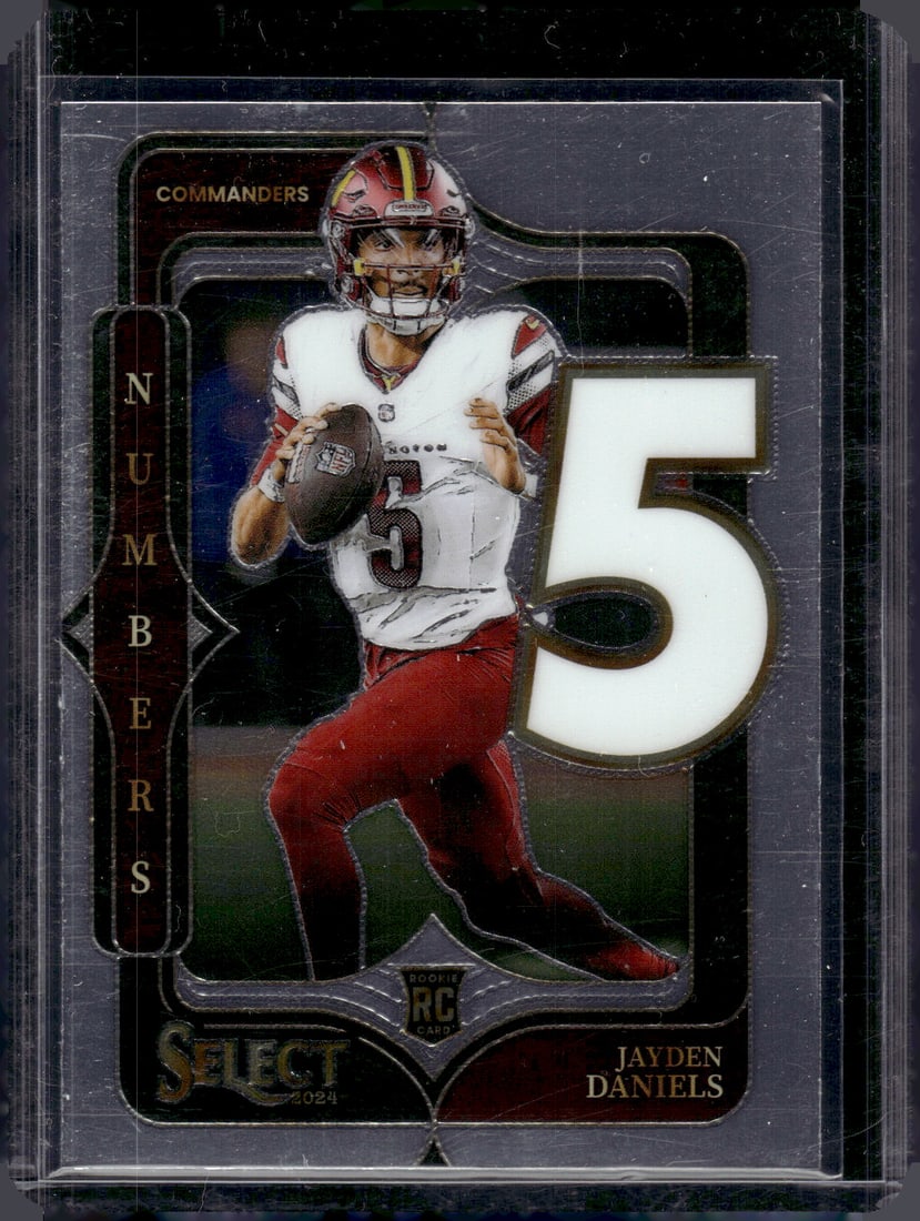 Jayden Daniels Rookie Card Numbers 2024 Panini Select #23 Washington Commanders: Panini Select, Prizm, Mosaic, Contenders, Zenith, Phoenix, Illusions, Absolute, Rookie NFL Sports Trading Cards, SP, SSP, Cards, Football Cards for Sale Near Me, Superbowl & Hall of Fame Player Cards,