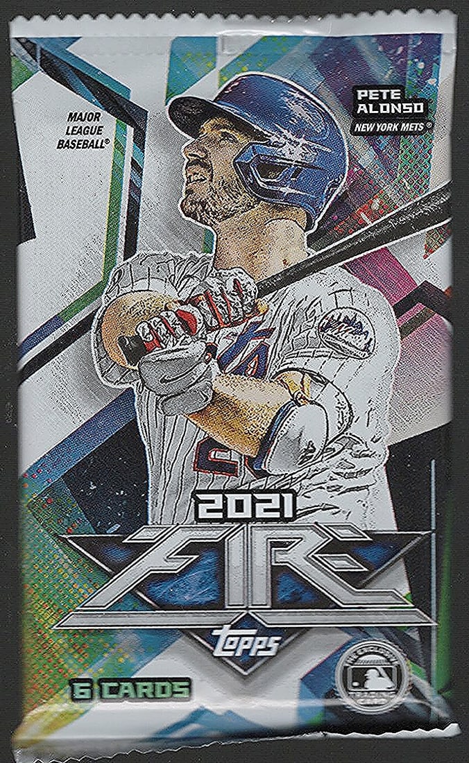 2021 Topps Fire Baseball BLASTER BOX PACK (1 of 1)