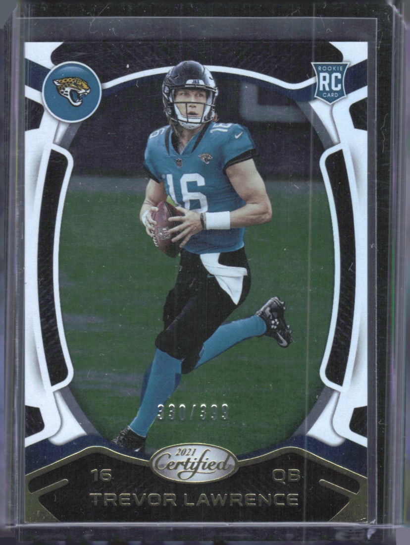 Trevor Lawrence Rookie Card Mirror /399 2021 Panini Donruss #101 Jaguars (1 of 2)