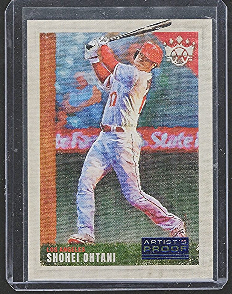 Shohei Ohtani Artist's Proof Blue 2022 Diamond Kings #126 Angels Dodgers (1 of 2)
