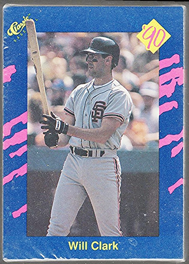 1990 Classic Baseball Blue Sealed Pack 50 Cards (1 of 2)