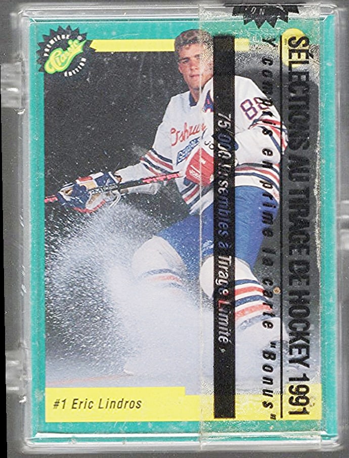 1991 Classic Premiere Edition Hockey Draft Picks Set Sealed Lindros RC (1 of 2)