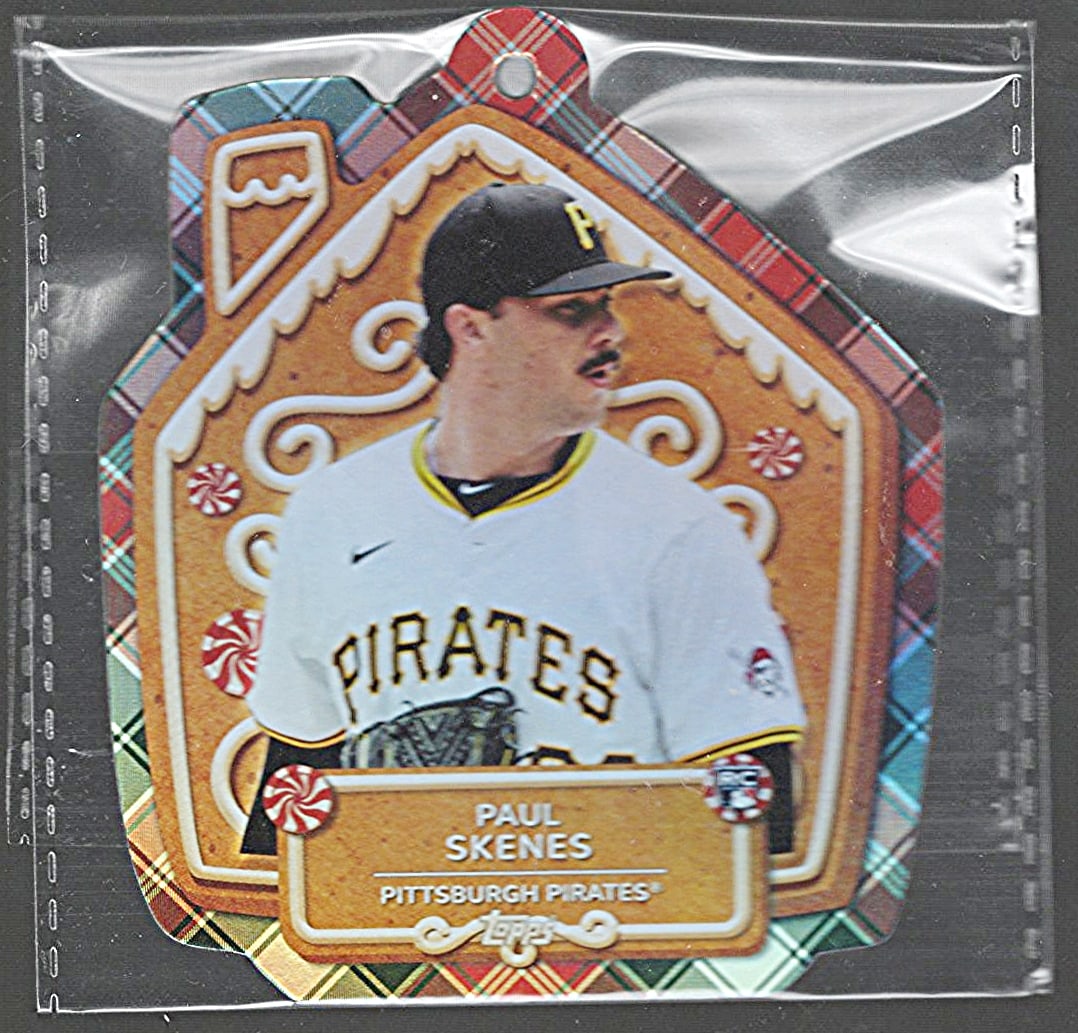 Paul Skenes Rookie Ornament 2024 Topps Holiday #MLBO-20 Pittsburgh Pirates: Topps Baseball MLB Trading & Sports Cards, Sports Cards for Sale Near Me, World Series & Hall of Fame Players Memorabilia, Refractors, X-Fractors, Numbered, SP, SSP, Valuable Auction Memorabilia Lots 