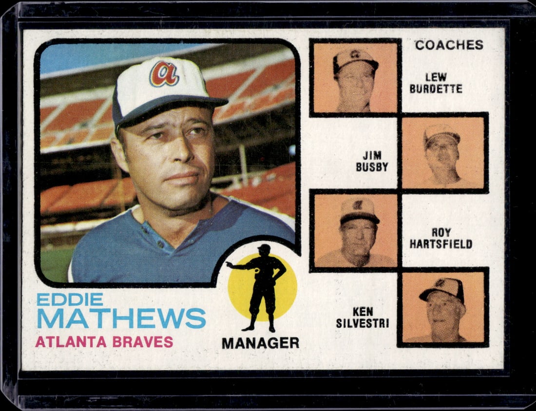 Eddie Matthews 1973 Topps #237 Atlanta Braves (1 of 2)