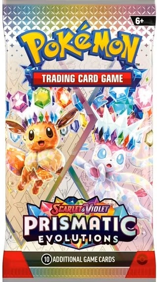 2025 Pokemon Scarlet & Violet Prismatic Evolutions 10 Card Booster Pack Charizard: Pokemon Trading Card Game Cards, Charizard, Pikachu, Mewto, EX, Referse Holo, Holo Rare Cards, Secret Rare Cards, Full Art Cards, Evee, 3 Stars Ultra Rare Cards, Double Rare, Illustration Rare, Specia